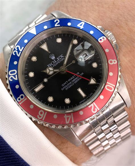 rolex gmt master 1 pepsi 16700|Rolex GMT Master Pepsi bezel.